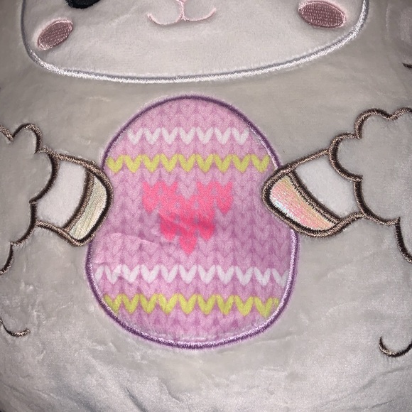 Sophie the lamb holding Easter egg squishmallow NWT - Picture 2 of 4